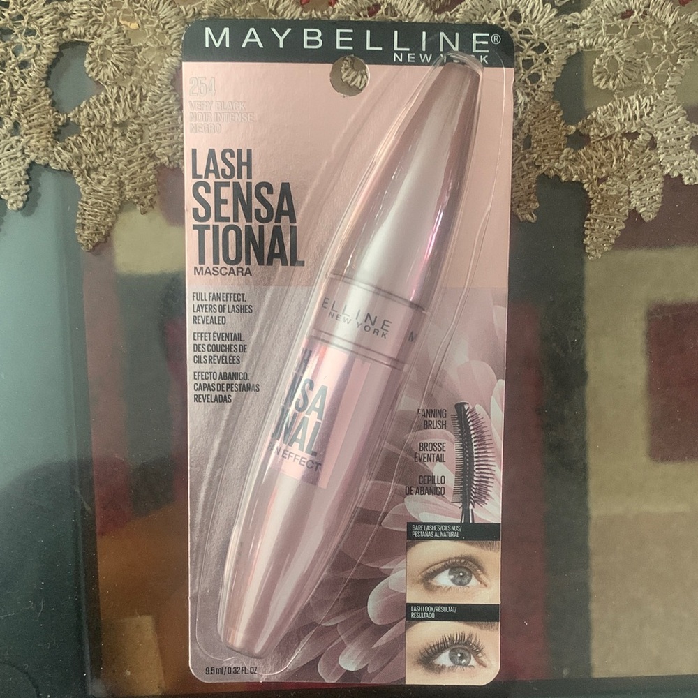 Maybelline Black Mascara Lash Sensational Volume